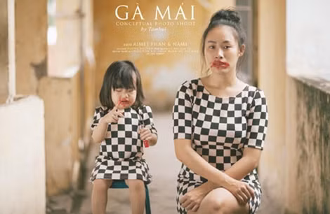Bộ ảnh “Gà mái” của Tâm Bùi gây sốt khi vừa ra mắt cộng đồng mạng.