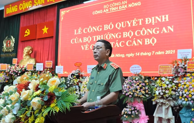 Thứ trưởng Trần Quốc Tỏ phát biểu tại buổi lễ