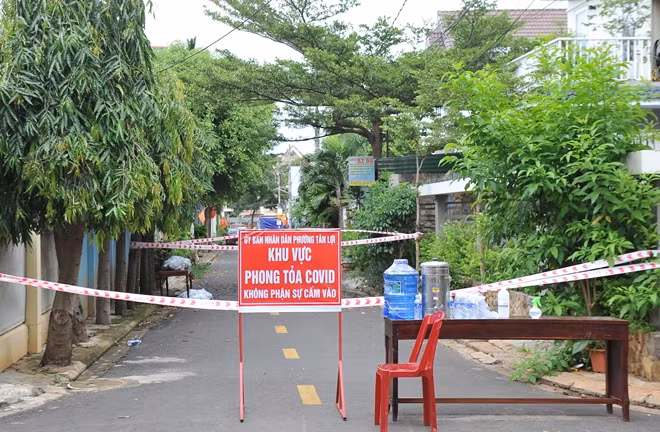 Một địa điểm trên địa bàn TP Buôn Ma Thuột bị phong toả liên quan đến chùm ca bệnh trên địa bàn