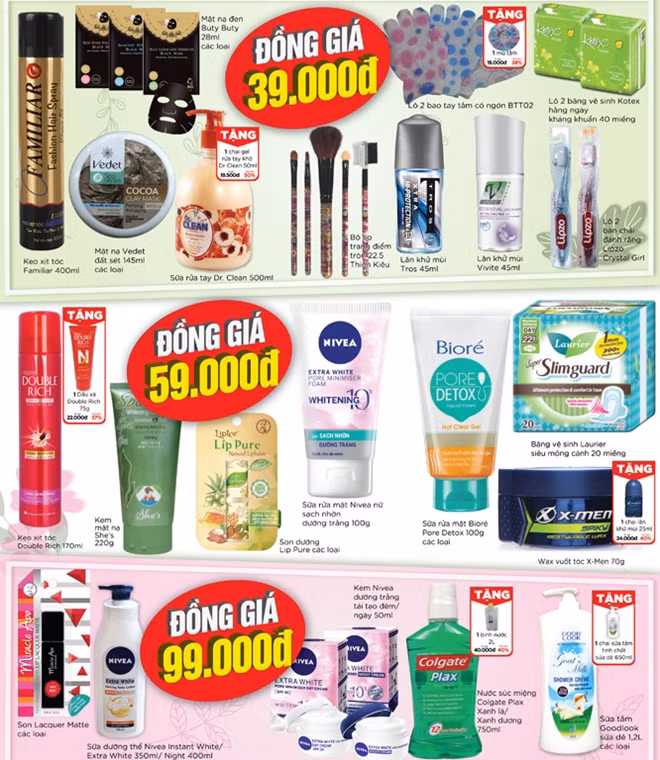 Chương trình đồng giá hấp dẫn tại Big C.