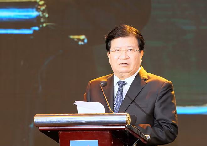 Phó Thủ tướng Chính phủ Trịnh Đình Dũng phát biểu tại Lễ kỷ niệm.