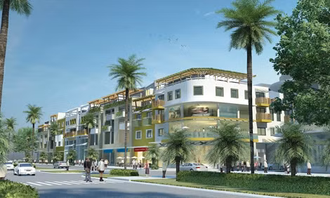 Phối cảnh Khu đô thị Hòa Xuân.
