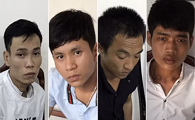 4 đối tượng tại cơ quan Công an.