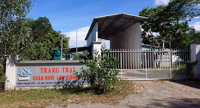 Trụ sở trang trại chăn nuôi Thái Việt thường xuyên trong tình trạng "cửa đóng, then cài".