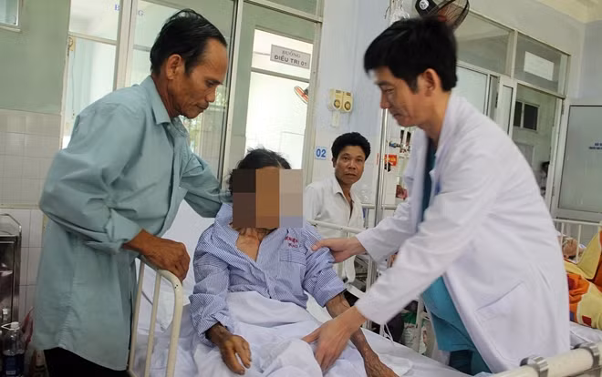 Bà C. đang được điều trị tại Bệnh viện Đa khoa Quảng Nam.