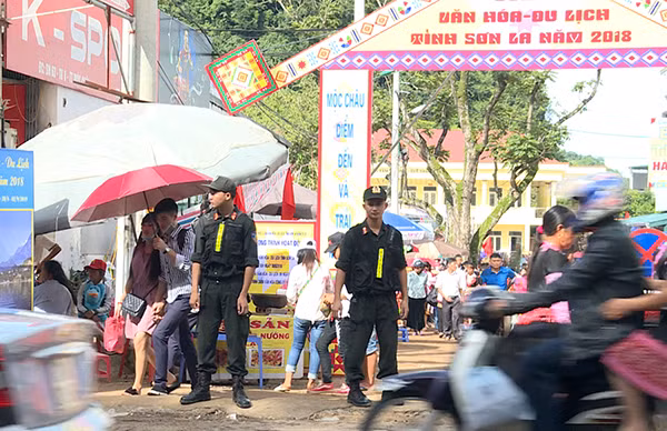 Lực lượng Công an tham gia đảm bảo ANTT dịp Tết độc lập