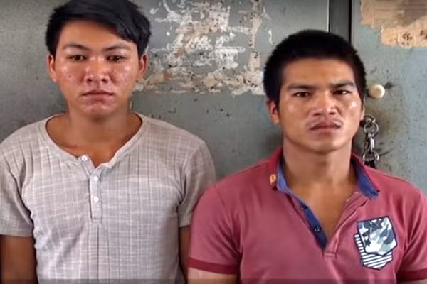 Hai trong số 6 nghi can hiếp dâm.