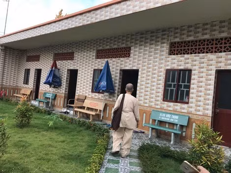 Khu nhà ở của bệnh nhân, tất cả đều được ăn ở hoàn toàn miễn phí.