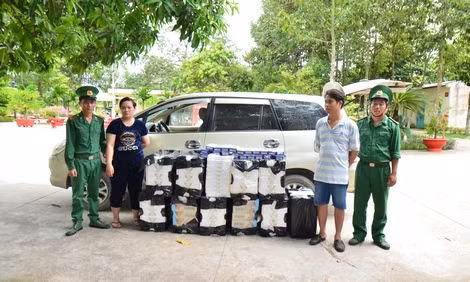 Một số vụ buôn lậu thuốc lá bị Đồn Biên phòng cửa khẩu Mỹ Quý Tây phát hiện, bắt giữ gần đây.