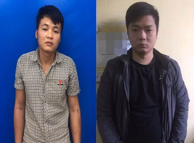 Đối tượng Lê Văn Anh và Đặng Quang Huy tại cơ quan điều tra