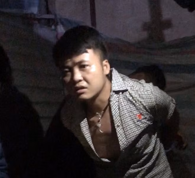 Một đối tượng bị bắt giữ.