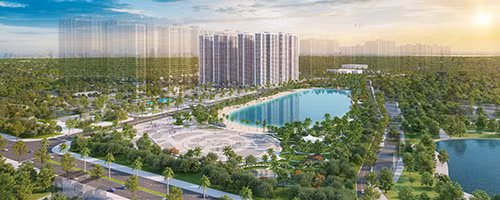 Sở hữu vị trí gần công viên trung tâm Imperia Smart City trở thành hàng “hot” khu vực phía tây