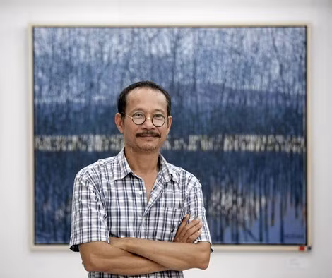 Họa sĩ Đặng Tiến.