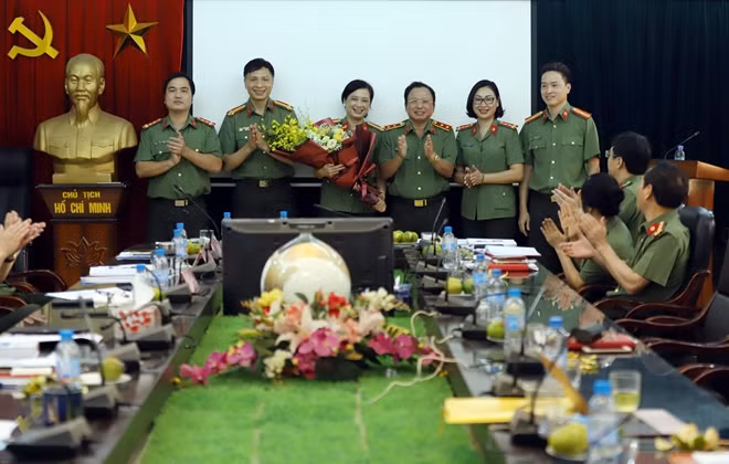 Các thành viên Ban Thư ký Chi hội Nhà báo Báo CAND nhiệm kỳ 2020 - 2022