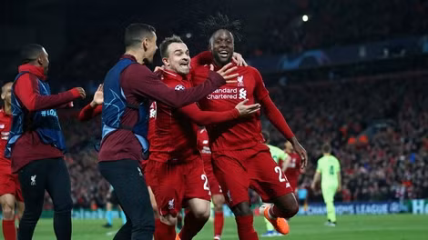 Liverpool đánh bại Barcelona 4 sao để lọt vào chung kết Champions League.
