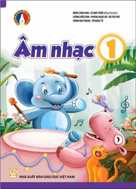Bộ sách Giáo khoa âm nhạc lớp 1 do nghệ sĩ Trang Trịnh tham gia biên soạn.