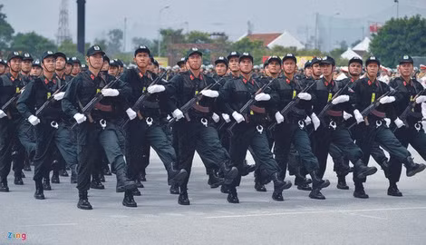 Lực lượng CAND chính quy, tinh nhuệ, từng bước hiện đại.