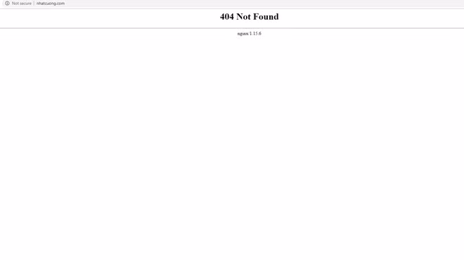 Trang web chính thức của Nhật Cường Mobile cũng ngừng hoạt động.