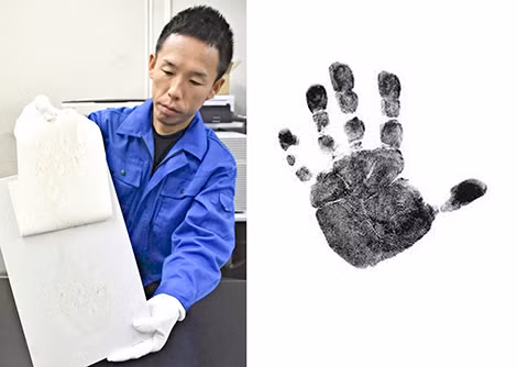 Kozo Watanabe giới thiệu kỹ thuật mới trong lấy dấu vân tay, dấu chân.