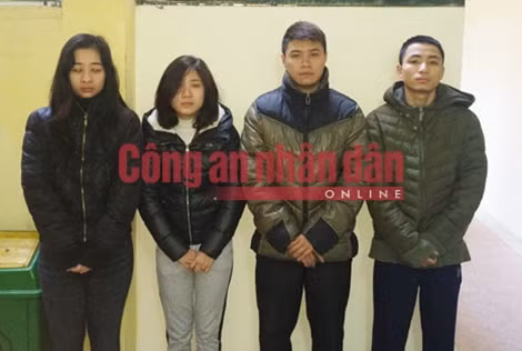 Các đối tượng tham gia trong đường dây ma túy của Nguyễn Hoàng Lan.