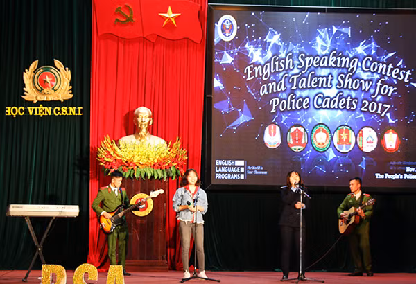 Sinh viên các trường CAND tranh tài sôi nổi với nhau
