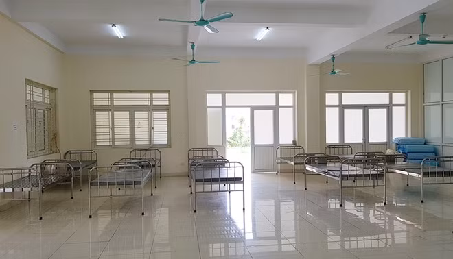 Những phòng điều trị cho bệnh nhân COVID-19 đã thành hình.