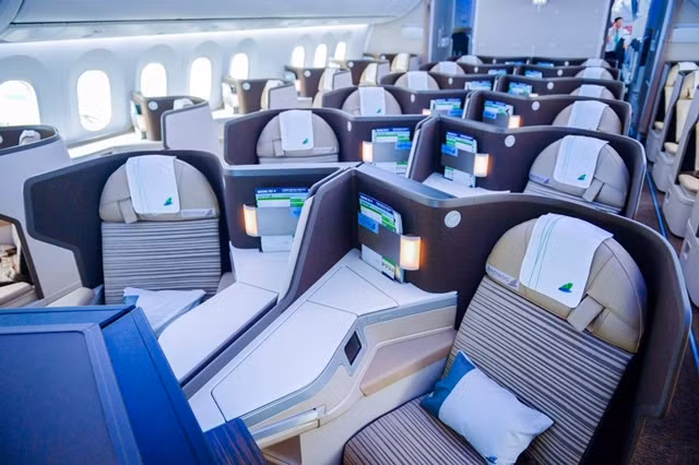 Du khách sẽ được di chuyển trên “khách sạn 5 sao trên không” - Boeing 787-9 Dreamliner của Bamboo Airways Du khách sẽ được di chuyển trên “khách sạn 5 sao trên không” - Boeing 787-9 Dreamliner của Bamboo Airways