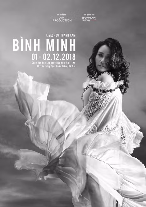 Live show Binh Minh sẽ diễn ra vào ngày 1 và 2-12 tại Hà Nội.