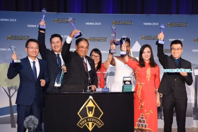 Tập đoàn Viettel được vinh danh tại giải thưởng Kinh doanh Quốc tế Stevie Awards