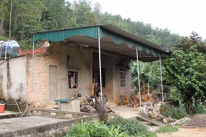 Ngôi nhà chẳng có gì đáng giá ngoài những bức tượng gỗ.