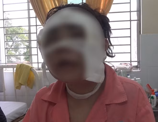 Chị N đang điều trị tại bệnh viện