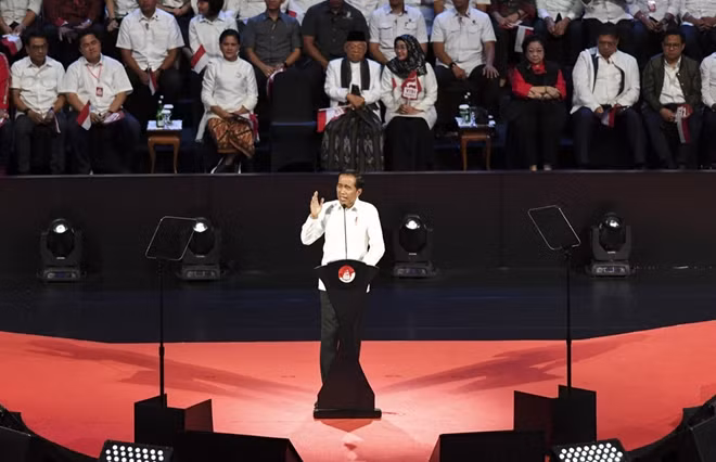 Tổng thống Joko Widodo vạch ra 5 mục tiêu chính trong Tầm nhìn Indonesia nhiệm kỳ 2019-2024 của mình. Ảnh: Jakarta Globe
