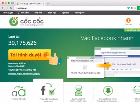 Cốc Cốc dính cáo buộc thu thập thông tin người dùng.