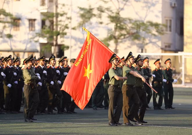 Sinh viên Học viện ANND trong lễ khai giảng năm học mới. Sinh viên Học viện ANND trong lễ khai giảng năm học mới.