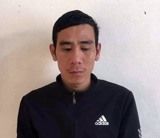 Đối tượng Nguyễn Vỹ tại cơ quan Công an