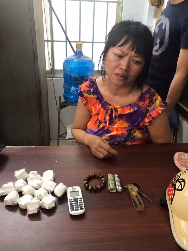 Đối tượng nữ chuyên mang thai để buôn ma túy.