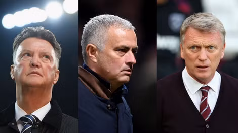 Moyes, Van Gaal và Mourinho sa lầy cùng Man Utd thời hậu Ferguson. Moyes, Van Gaal và Mourinho sa lầy cùng Man Utd thời hậu Ferguson.