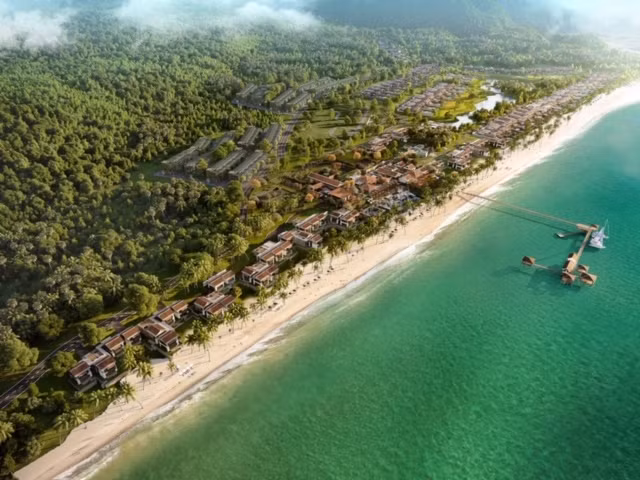 Địa thế phân tầng biệt lập hiếm có: trải dài từ đồi xuống biển của Park Hyatt Phu Quoc Residences