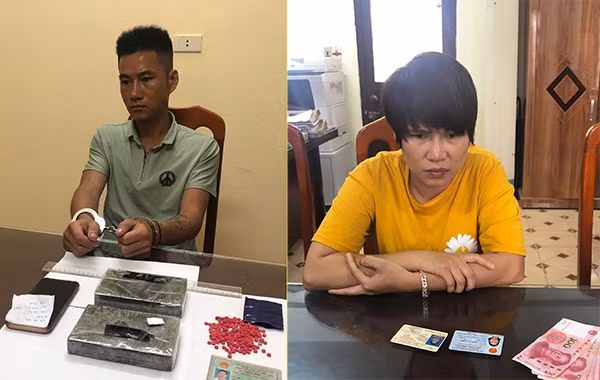 Đối tượng Lương Văn Cáng và Hoàng Thu Hương.