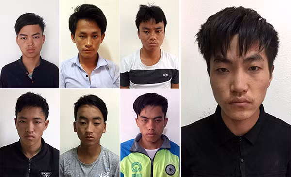 Các đối tượng trong vụ án.