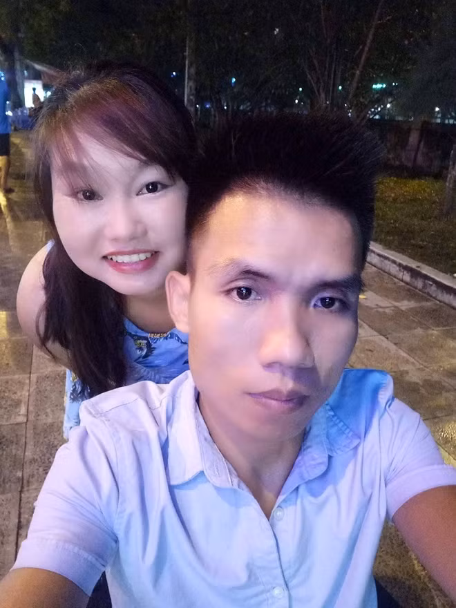 Phút nhí nhảnh của vợ chồng anh Tạo.