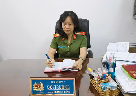 Trung tá Phan Thị Công.