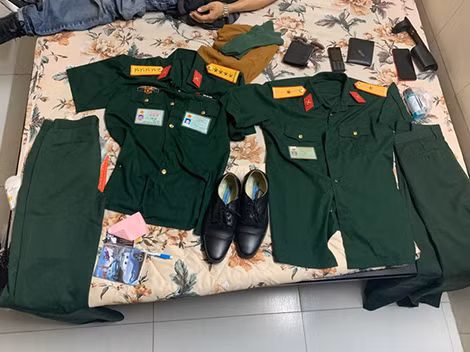 Tang vật của vụ án.
