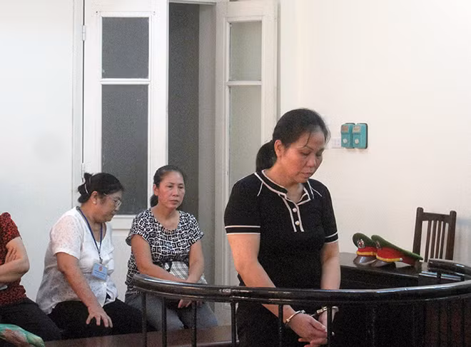 Bị cáo Dậu tại phiên xử.