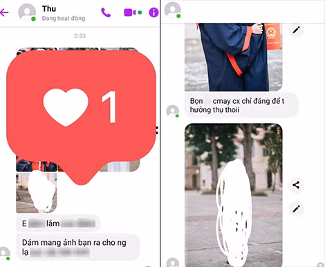 Những tin nhắn quấy rối tình dục nhóm nữ sinh