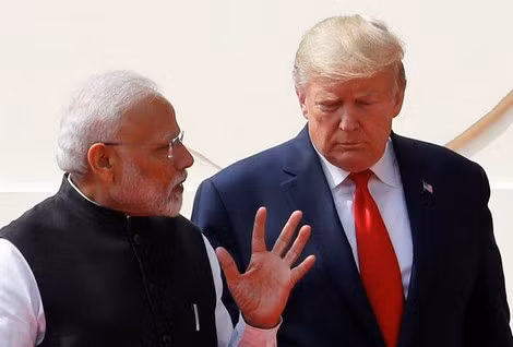 Tổng thống Mỹ Donald Trump và Thủ tướng Ấn Độ Narendra Modi. Tổng thống Mỹ Donald Trump và Thủ tướng Ấn Độ Narendra Modi.