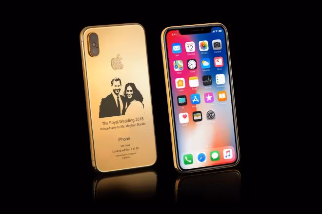 Chiếc The Royal Wedding iPhone X.