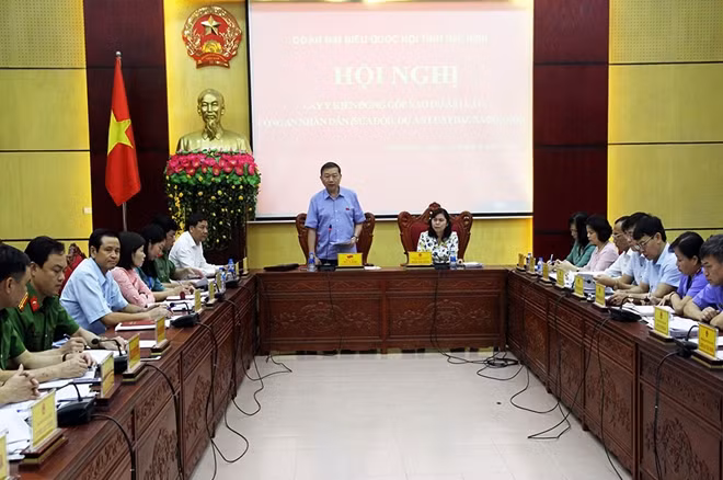 Buổi họp của Đoàn Đại biểu Quốc hội tỉnh Bắc Ninh