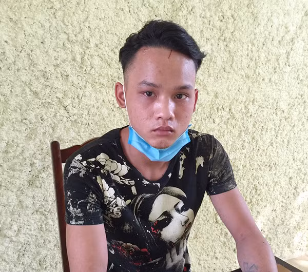 Nguyễn Văn Thành tại cơ quan Công an