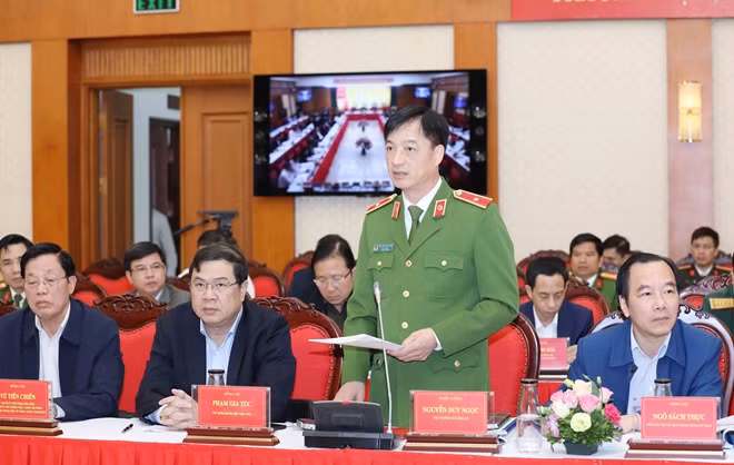 Thứ trưởng Nguyễn Duy Ngọc phát biểu tại Hội thảo.